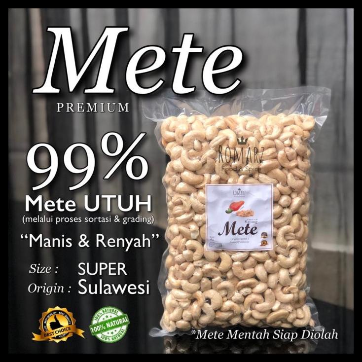 

DISKON TERBATAS !!! KACANG METE MENTAH SUPER | KACANG MEDE MENTE MENTAH SUPER 1KG TERLARIS