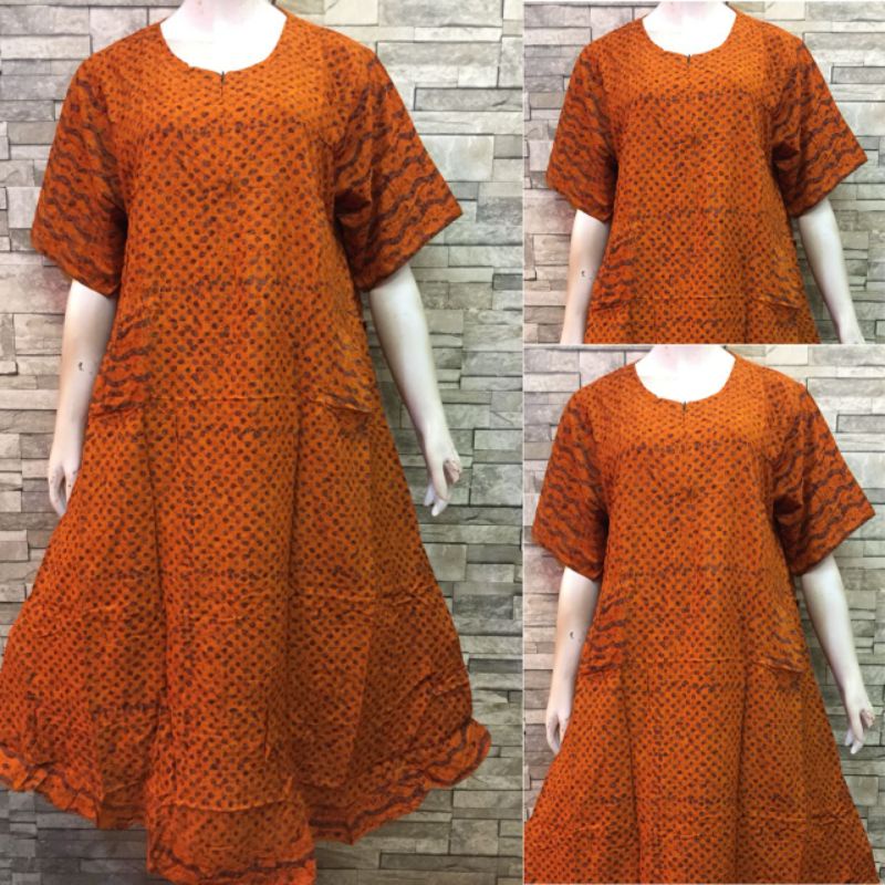 2. DASTER MARINA HANA RESLETING | BATIK PEKALONGAN | DASTER BATIK KEKINIAN CAP TEBAL | PUTRI DIANA-Resleting 12