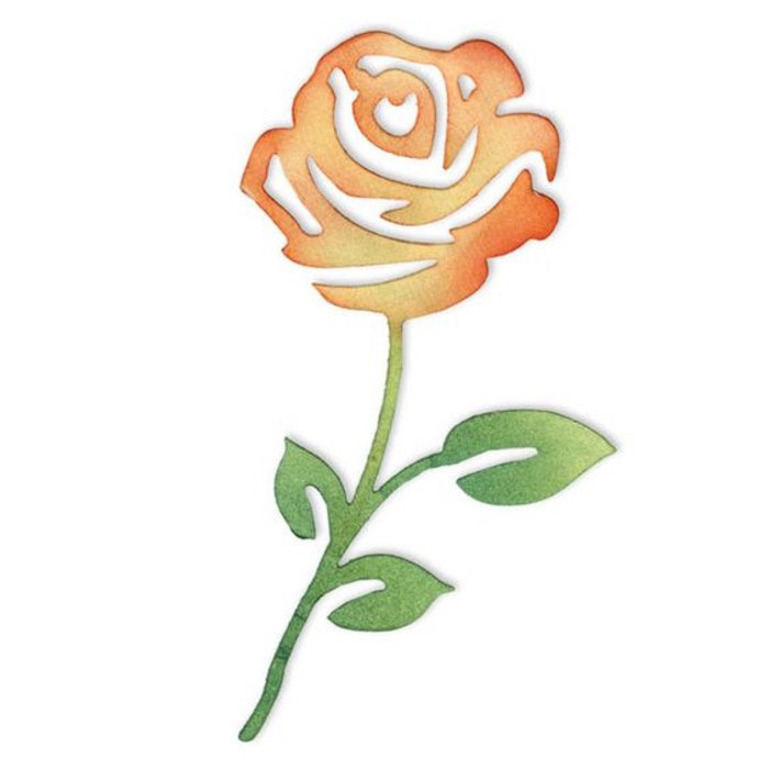 

Dies flower rose 2 By Sizzix