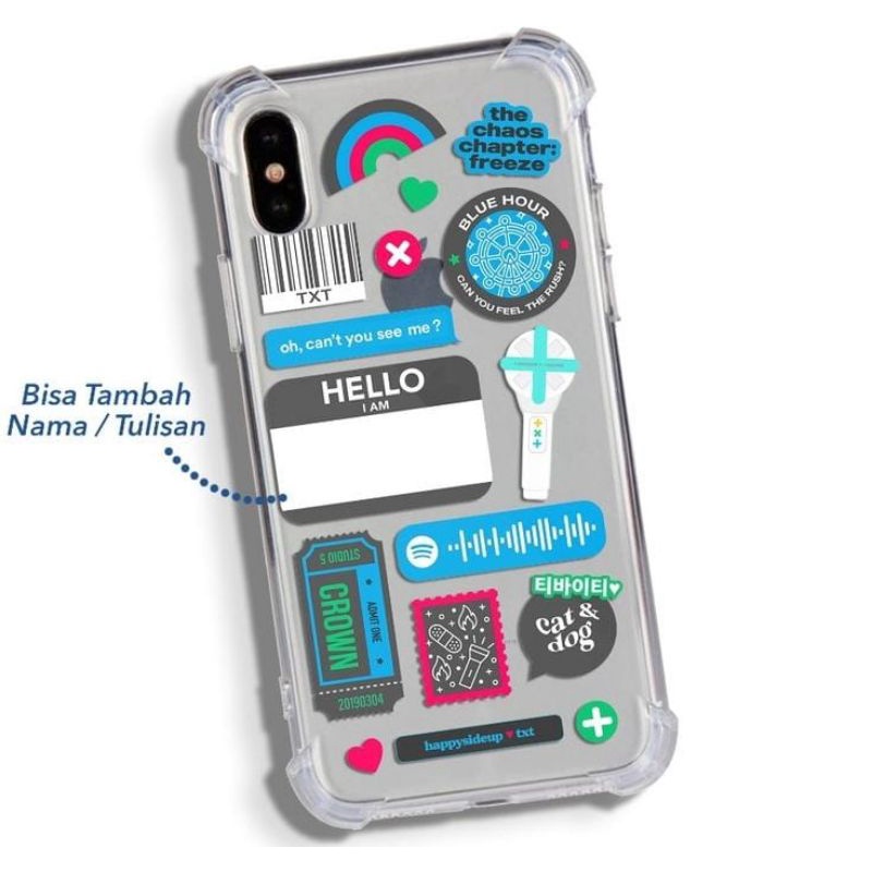 CASE TXT BLUE HOUR TomorrowXTogether MOA KPop iPhone Oppo Samsung Xiaomi Redmi Realme Vivo Infinix