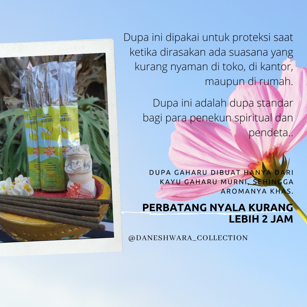 DUPA AYUR GAHARU, HERBAL - KUALITAS PREMIUM