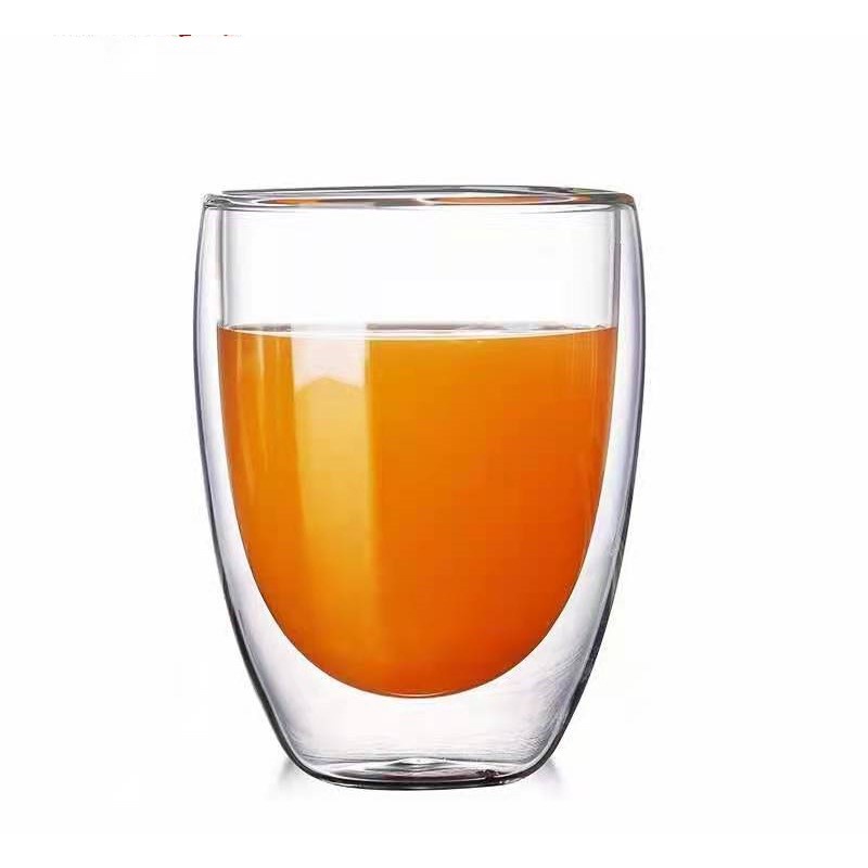 Double Wall Glass Tea/Coffee 350ml - Gelas Dua Lapis Kaca