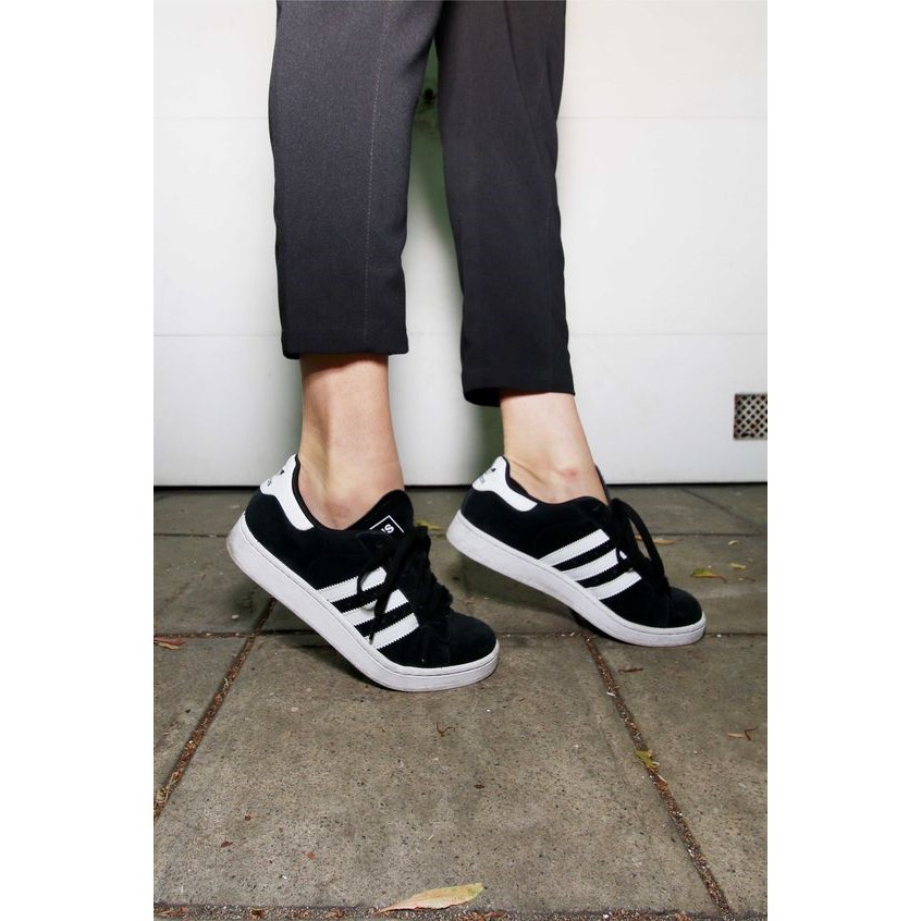 Potongan Harga !!! Sepatu Sneakers Pria Wanita Sepatu Kasual Cowo Keren Adidas Gazelle Hitam