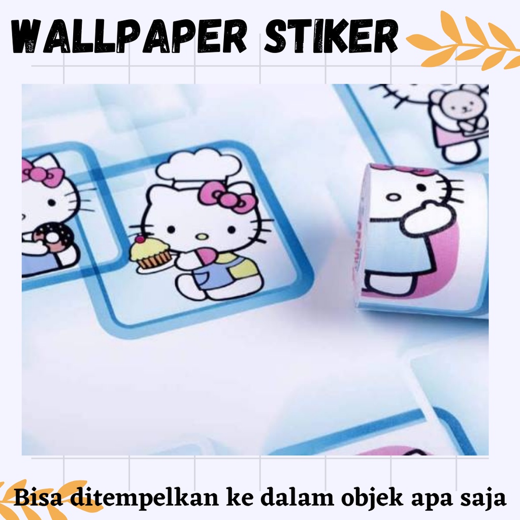 TERLARIS!! [3PCS 2KG] WALLPAPER ROLL / STICKER DINDING 45cm x 10meter RUANGAN