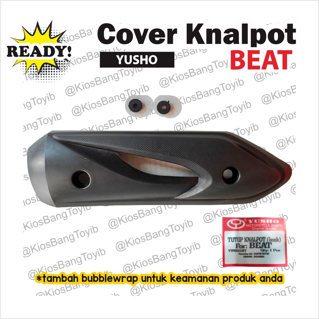 Cover Tutup Tameng Pelindung Knalpot + Bosh Honda BEAT Karbu (yusho)