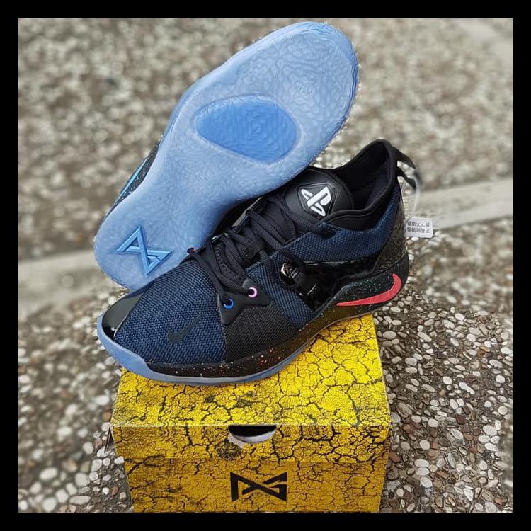 BOOMBASTIS SEPATU BASKET NIKE PAUL GEORGE AKA PG2 X PLAYSTATION - NAVY, 40 BOOMBASTIS