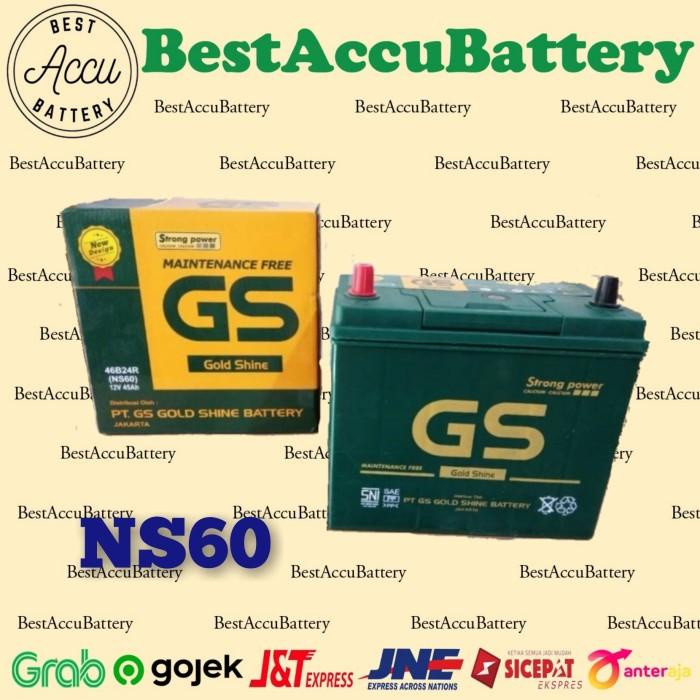 Aki Mobil Xenia, Avanza Veloz, Grandmax Gs Mf Ns60 Aki Kering 12V 45Ah