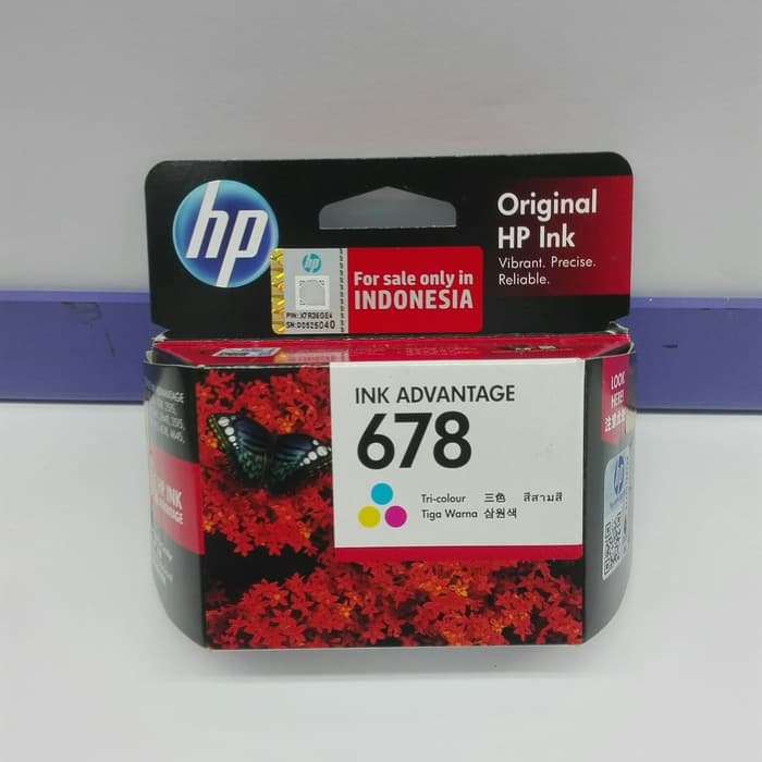 

T6Etfe4E Tinta Printer Original Hp 678 Black & Colour E57Dtgfe