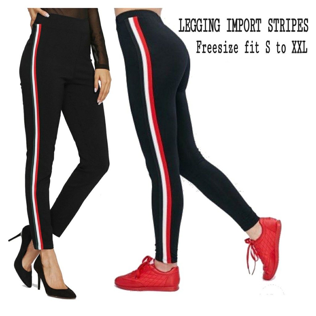 (COD) Celana Legging List Varian Warna / Pakaian Wanita / Celana