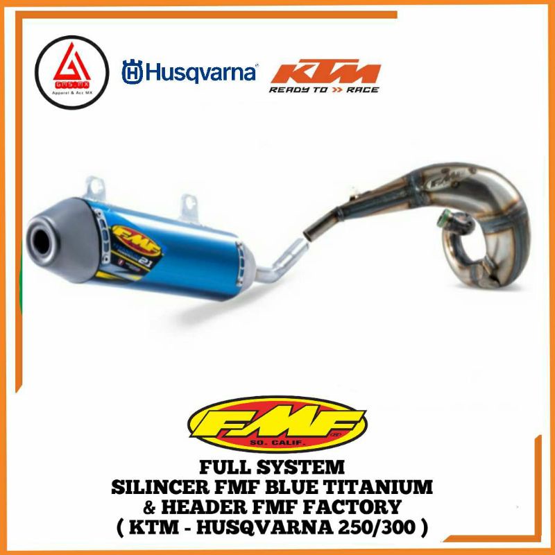 FULL SYSTEM KNALPOT FMF KTM HUSQVARNA, KNALPOT FMF KTM HUSQVARNA