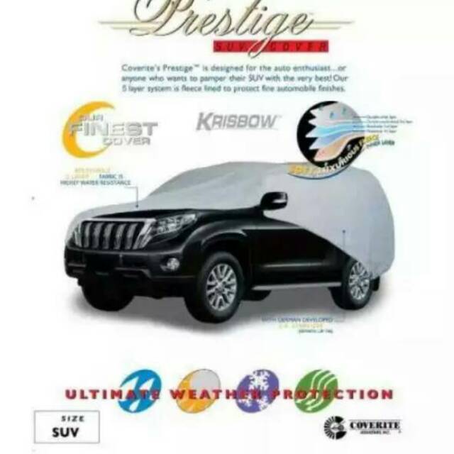 KRISBOW prestige car cover / sarung mobil SUV C - avanza xenia terios livina freed ertiga calya dll