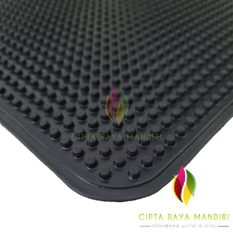 Keset Karpet Karet Anti Slip Welcome Oval 45x75cm