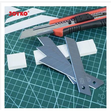 TOSERBA_EMAK -  Cutter Blade Refill Isi Pisau Pemotong Joyko L-150 1 Tube 5 Pcs