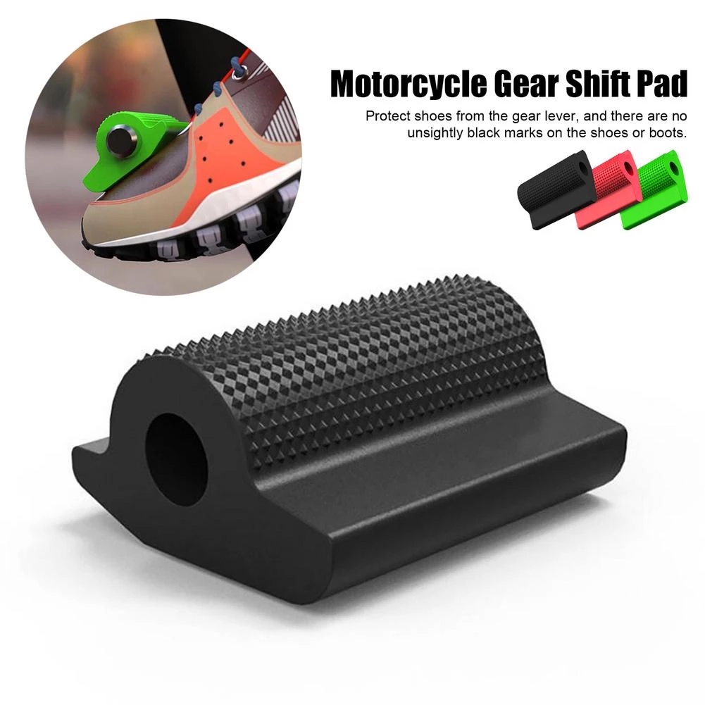 1PC Motorcycle Shift Gear Cover Lever Pedal Rubber Cover Shoe Foot Peg Toe Gel Protector Decoration