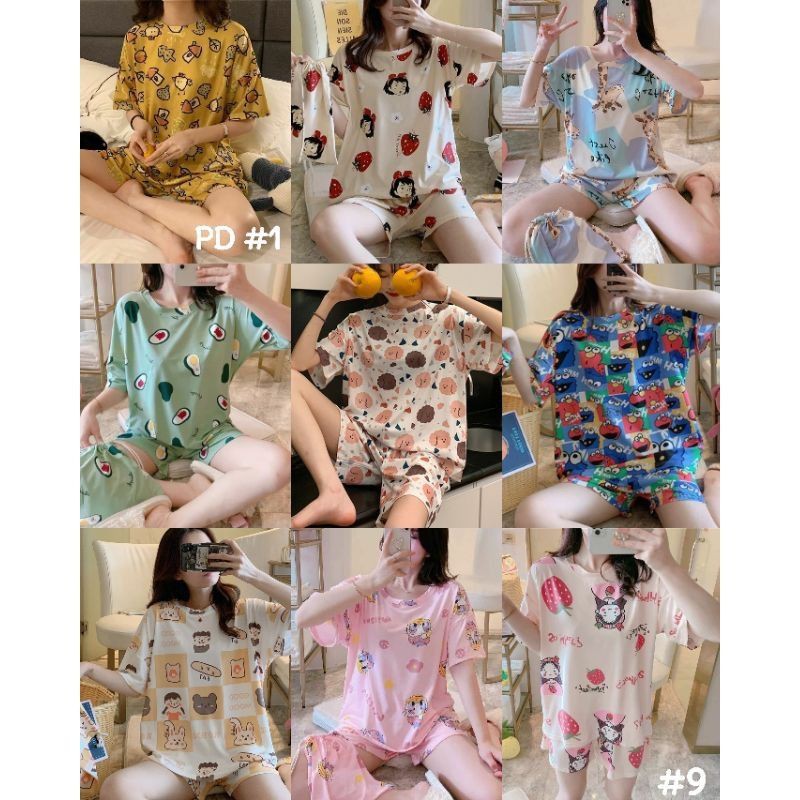 Piyama Hotpan /Piyama Wanita Import /Baju Tidur Cewek Korea /Baju Tidur Wanita Dewasa