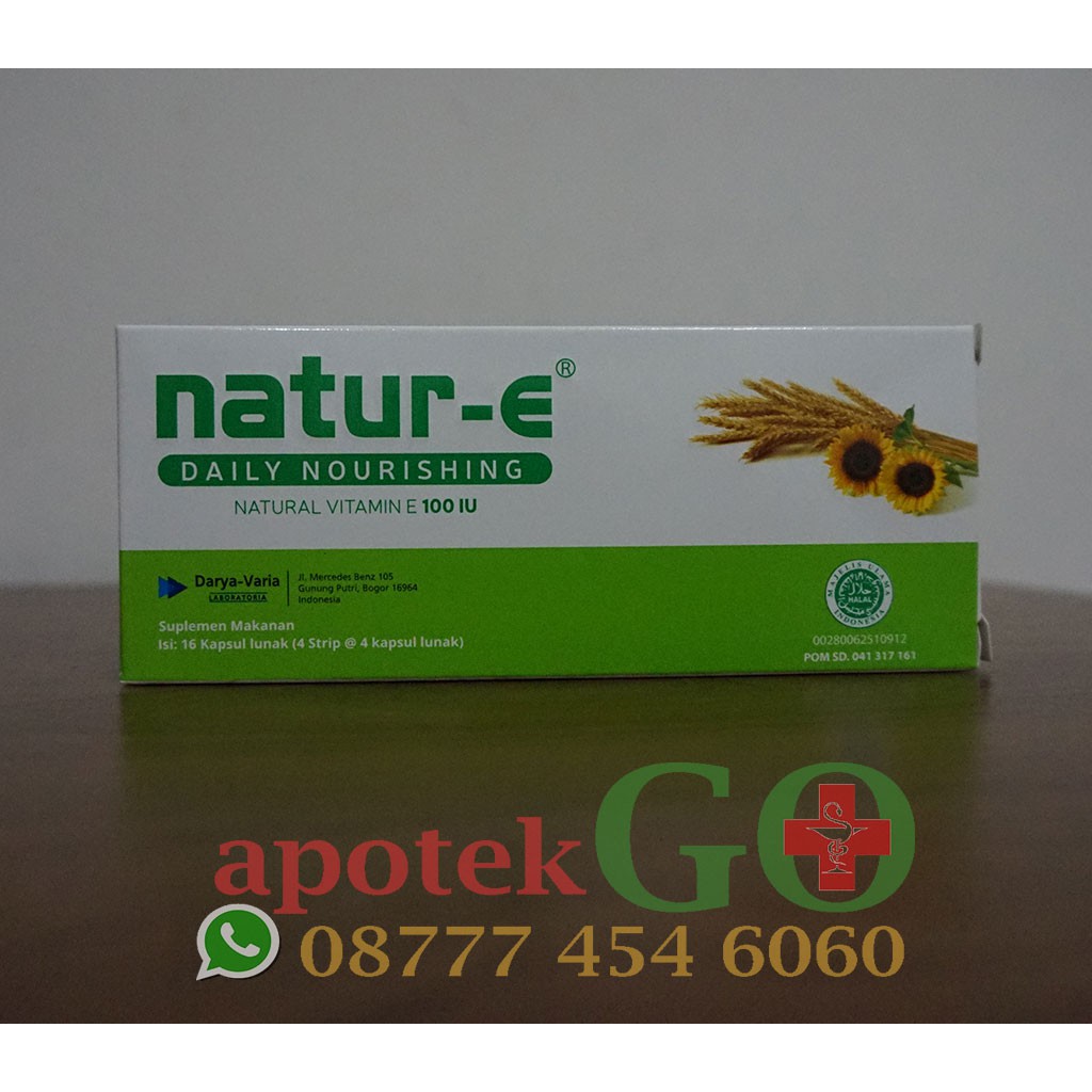 NATUR E / NATUR - E NATURAL VITAMIN E 100 IU - SUPLEMEN ALAMI UNTUK