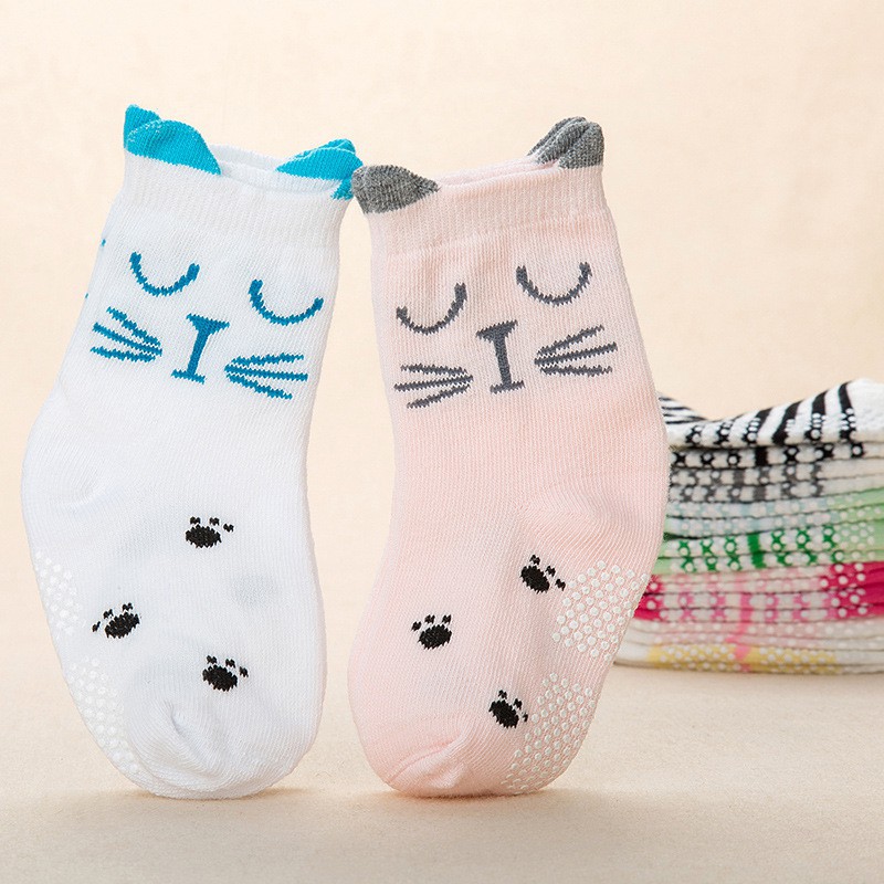 LittleAaron LOVING CAT Kaos Kaki Anak Laki Laki Perempuan 6 bulan - 3 Tahun Import