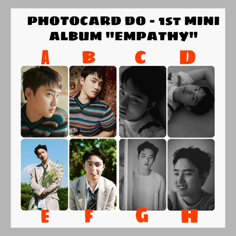 PHOTOCARD DO - 1st MINI ALBUM EMPATHY MURAH KPOP