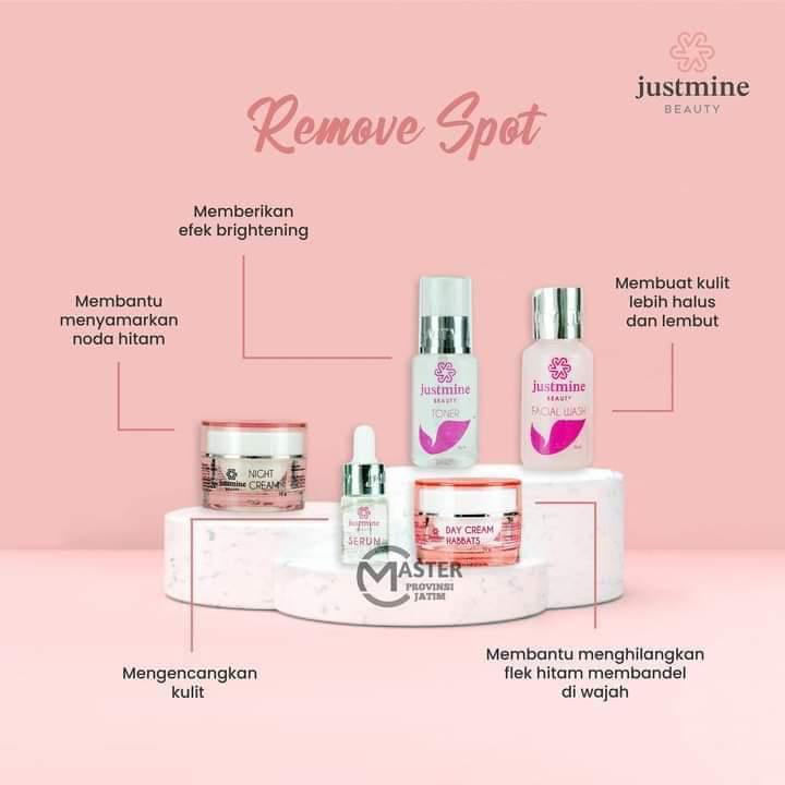 JUSTMINE Glowing Beauty Skincare Bpom Paket Glowing Acne Jelly Acne More Removespot | Skin Care