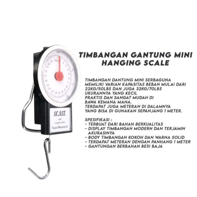 Hanging Scale 32 Kg / Timbangan Mini 32 kg