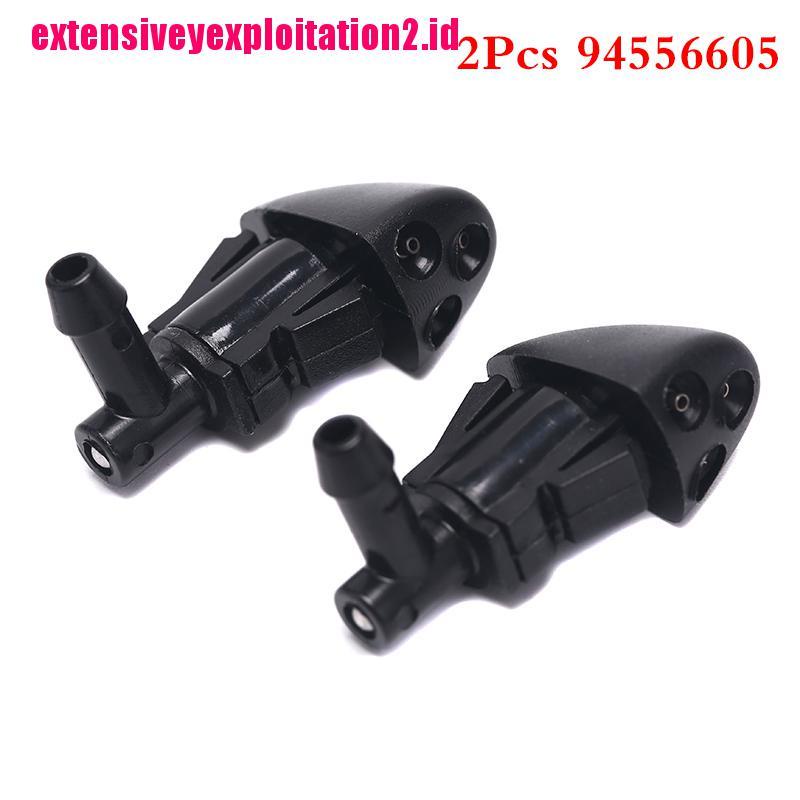 2pcs Nozzle Spray Wiper Kaca Depan Untuk Chevrolet Cruze