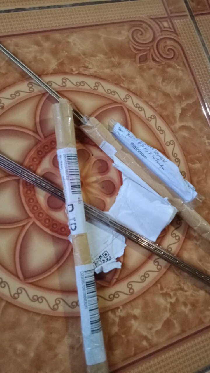 Kawat Las Kuningan=2 Mili Asli 100% Germany Panjang 1 Mtr