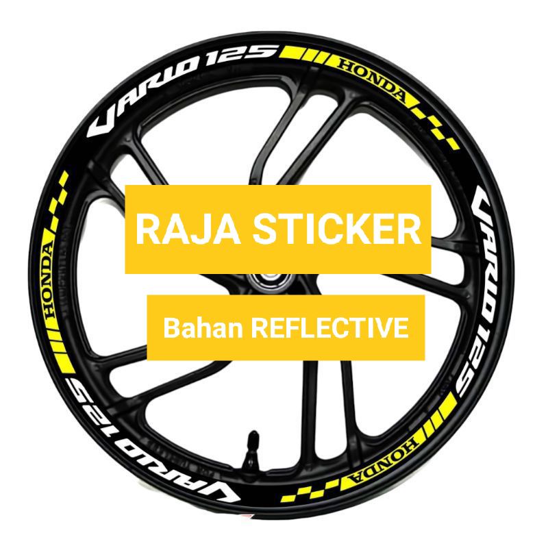 Sticker stiker velg vario 125 all Reflective