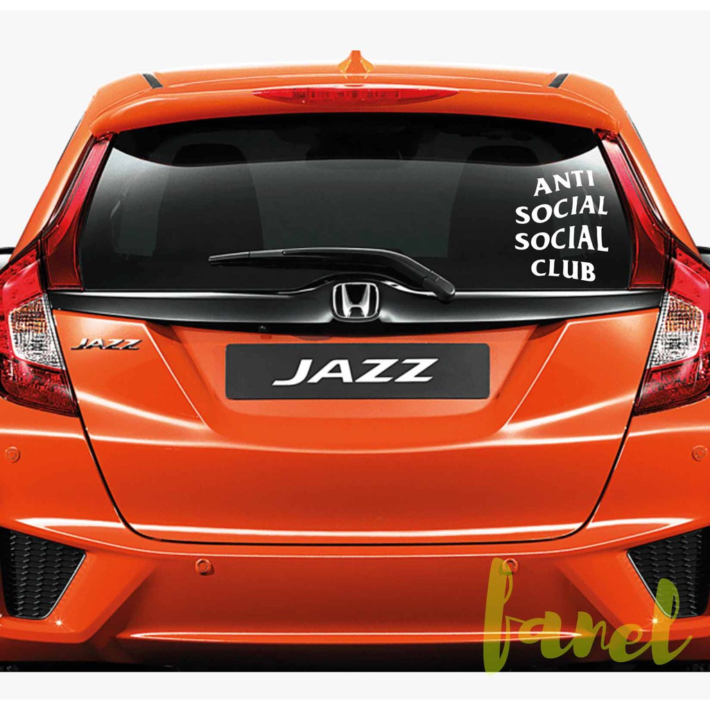 Stiker Anti Social Club Cutting Sticker Mobil Laptop Shopee Indonesia
