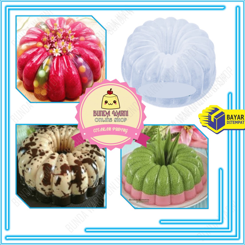 [DB2] Cetakan Puding Plastik Karakter Unik/ Cetakan pudding /Jelly / Kue Bolu Royal 801 Jumbo