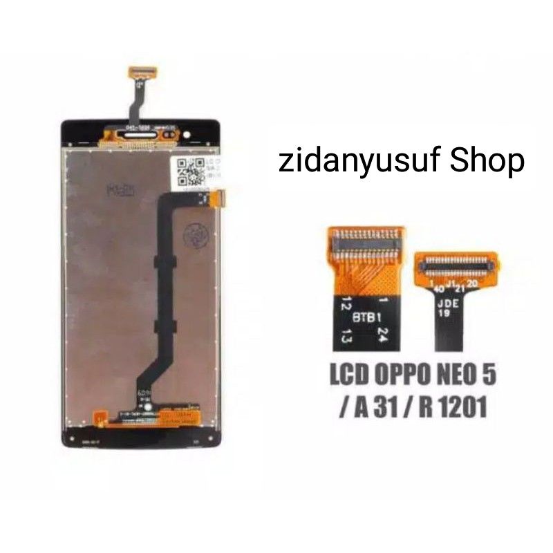 LCD TOUCHSCREEN OPPO R1201 / NEO 5 FULLSET ORIGINAL