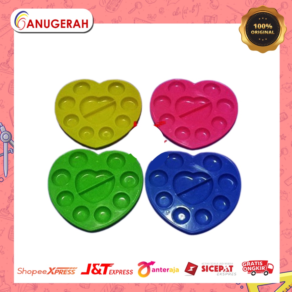 

CADWEL PALET LUKIS BENTUK LOVE / PALET LUKIS KECIL