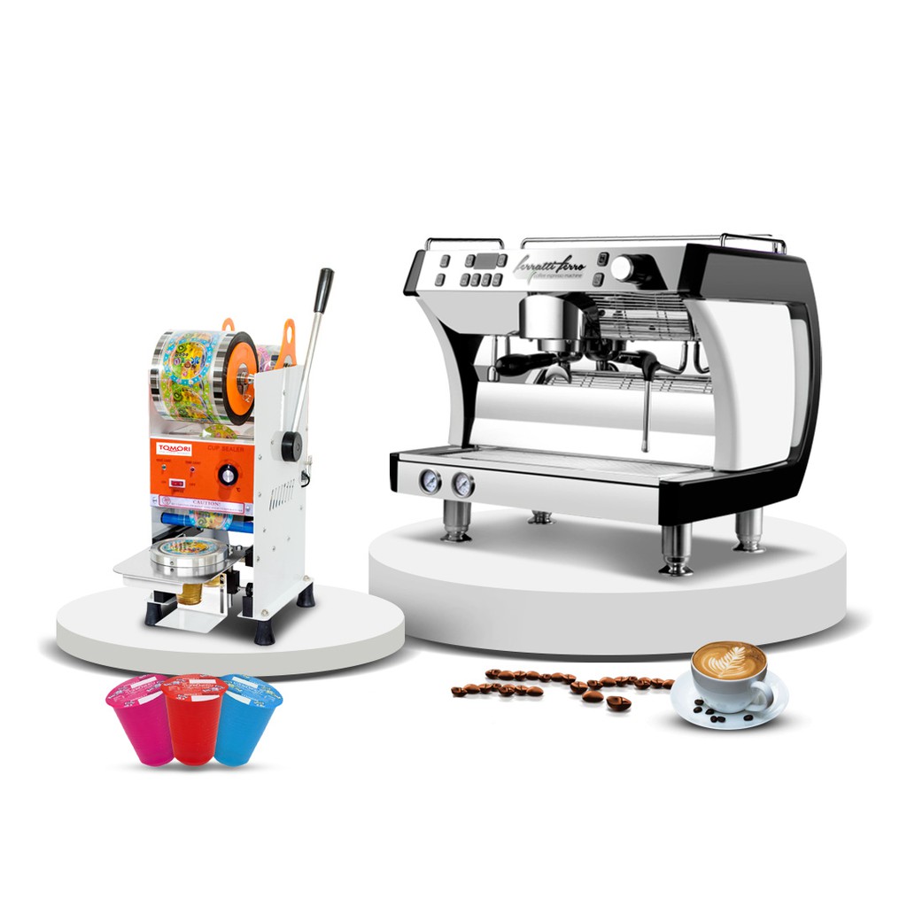 Paket Mesin Kopi Espresso Machine Cup - 52