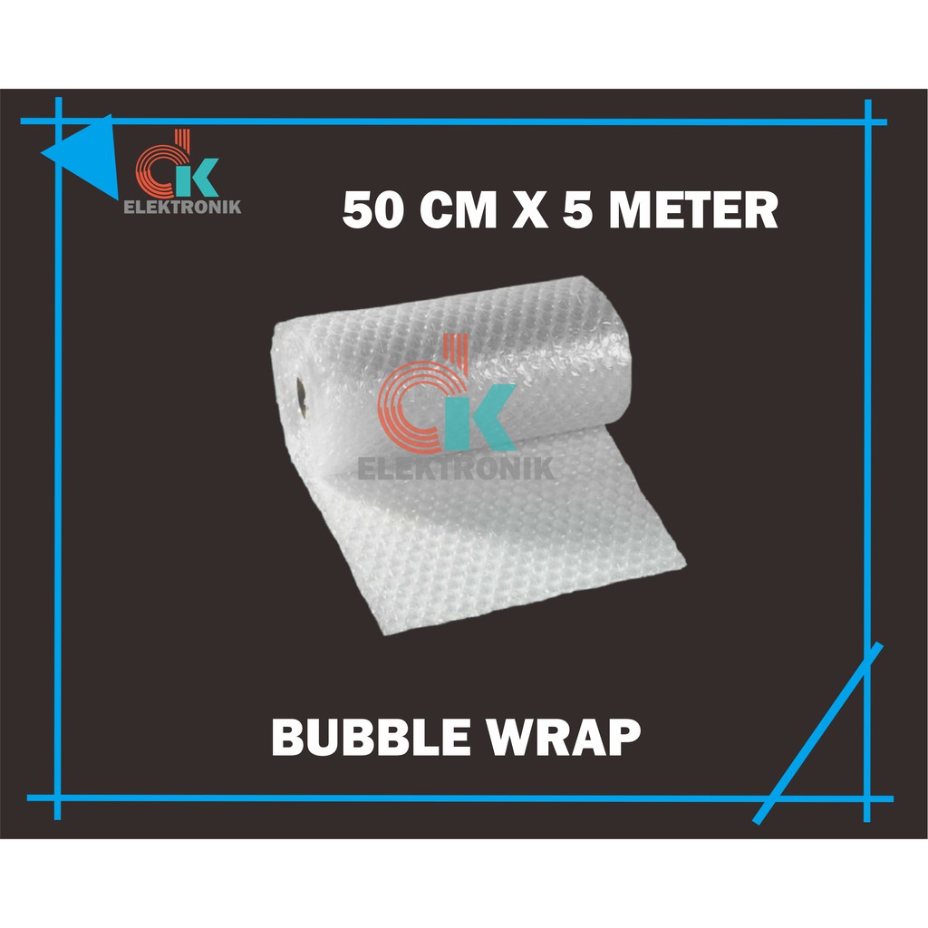 

(5 Meter) JUAL MURAH!!! Plastik Bubblewrap Bubble Wrap Packing 5m X 50 Cm Onlie Shop PACKING