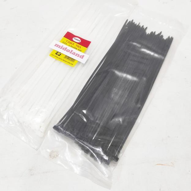 

☊ Kabel Ties 200mm, Kabel Tis 20cm, Cable Tie 200mm, Insulok, Insulock ℗