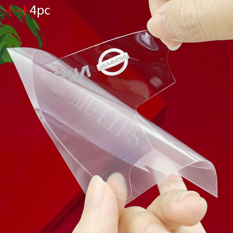 8pcs Stiker Pelindung Gagang Pintu Mobil Transparan Anti Gores Untuk Nissan NISMO March Juke Skyline Terrano Gtr Livina Serena Xtrail t31 t30