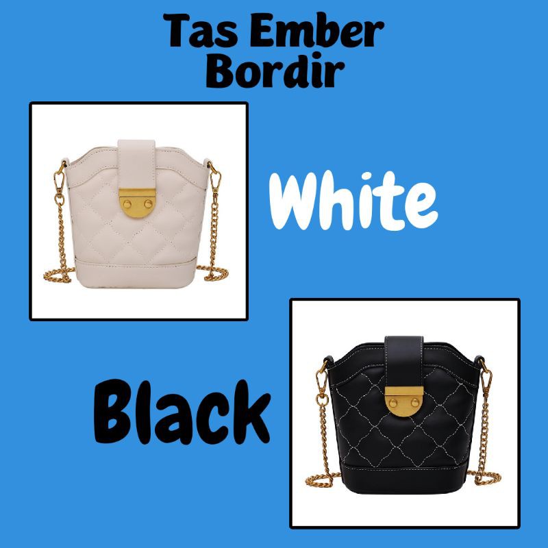 GROSIR TAS WANITA IMPORT MULTIFUNGSI MEDAN MURAH TAS SELEMPANG EMBER BORDIR