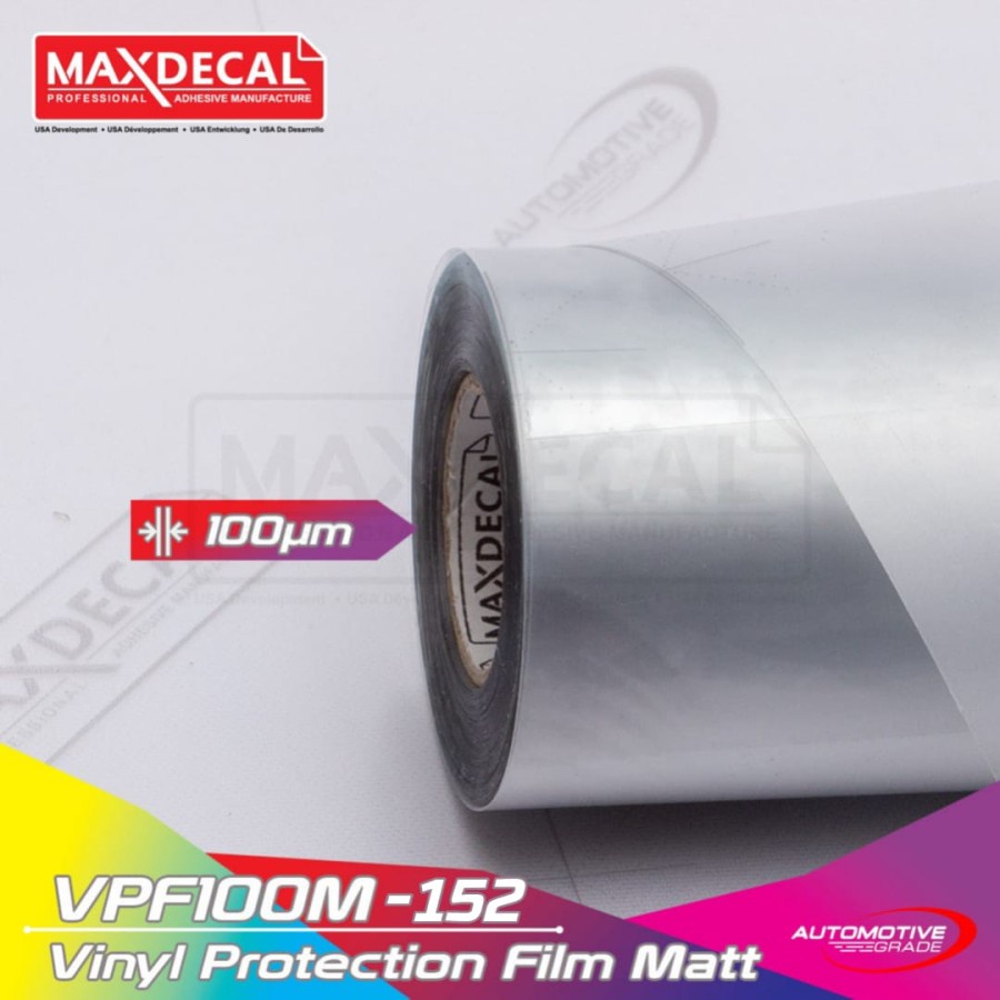 MAXDECAL VPF100M - 152 cm Laminasi Dingin Matte Doff Bening [METERAN]