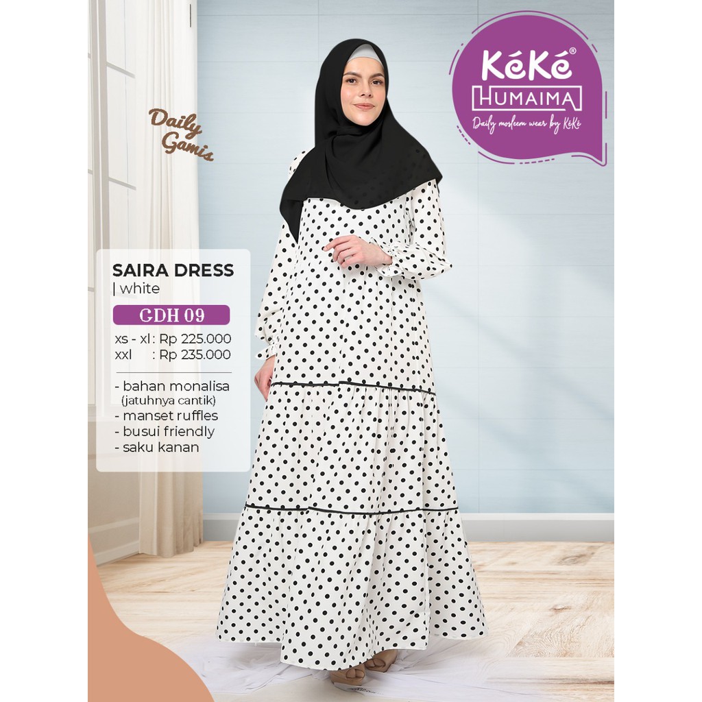Busana_Keke ~ Gamis Keke Humaima Terbaru GDH 09 By Keke