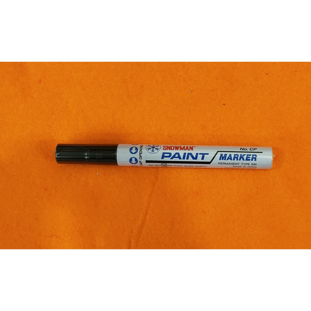

SPIDOL PAINT MARKER SNOWMAN CP - 12 BLACK / HITAM
