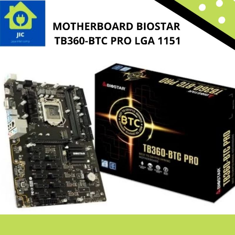 MOTHERBOARD BIOSTAR TB360-BTC PRO LGA 1151