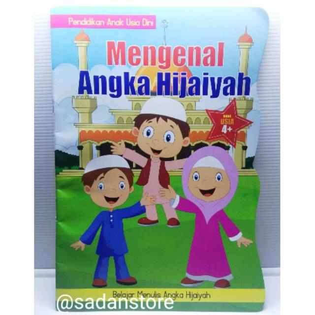 Buku anak menulis dan Mewarnai Angka Hijaiyah TK dan SD | Shopee Indonesia