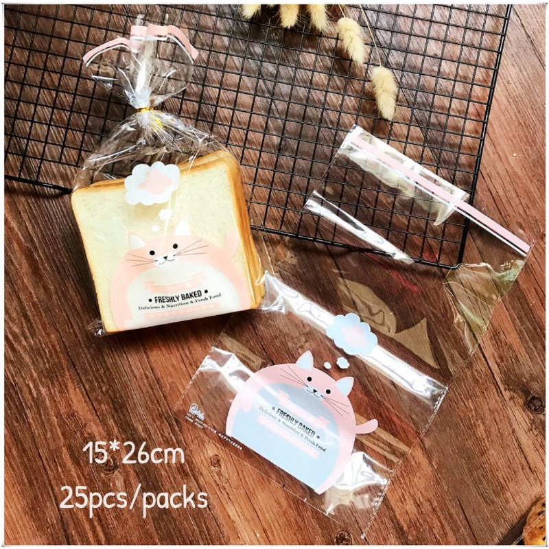 

Plastik roti manis 15x26cm 25pcs/packs Plastik roti tawar PR2-11