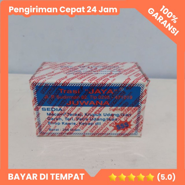 

Terasi Juwana 250gr Trasi Jaya SSS Terasi Udang Super Shrimp Taste Trasi Khas Rembang