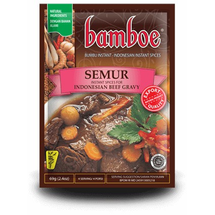 

Bamboe Bumbu Dapur Semur Instant 69 gr