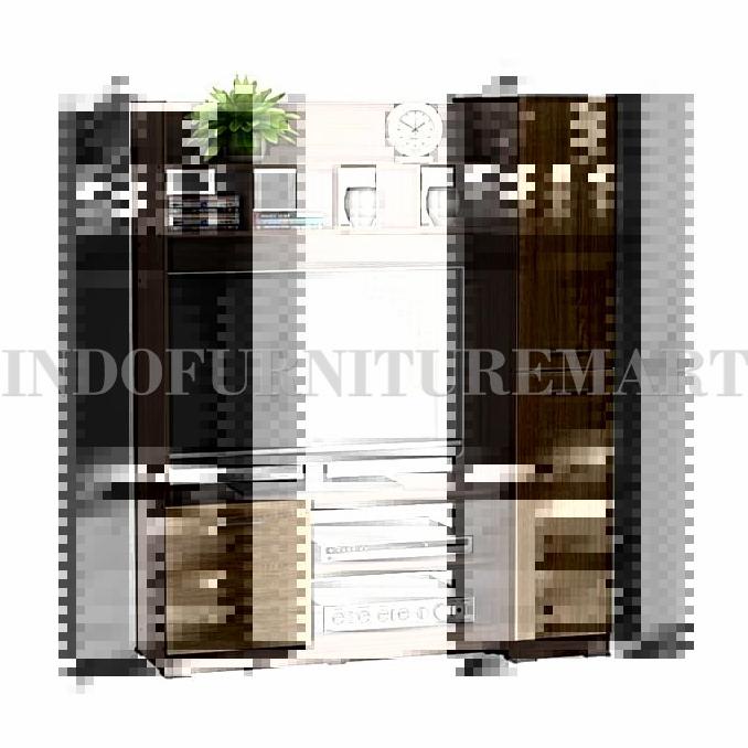 Lemari Pajangan Hias Display Rak Buku Minimalis Alba Wu 120