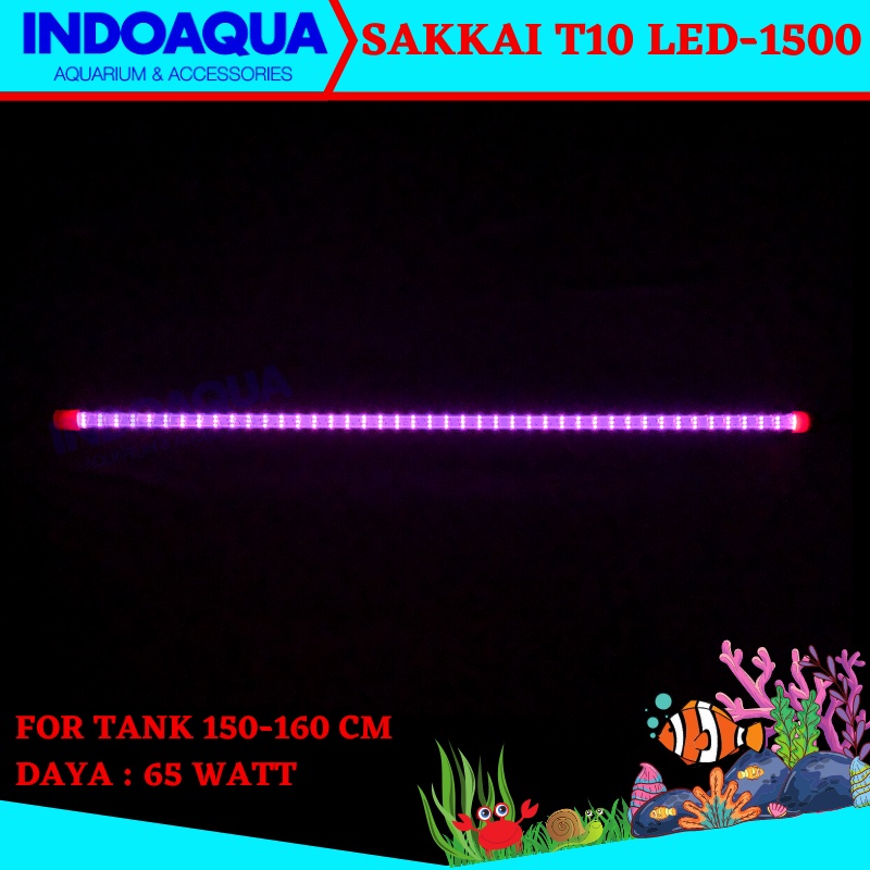 Lampu Tanning Premium Sakkai Pro T10 LED-1500 | Lampu Tahan Air Arwana For Tank 150 cm Sakai Pro T10