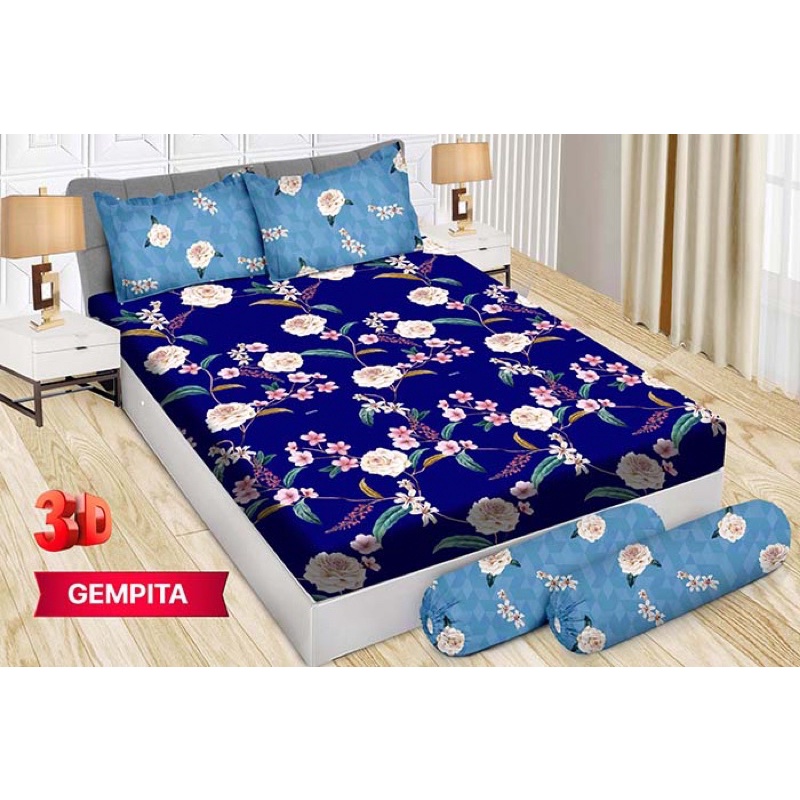 (BISA COD) SPREI BONITA UK 180*200 CM ANTI LUNTUR