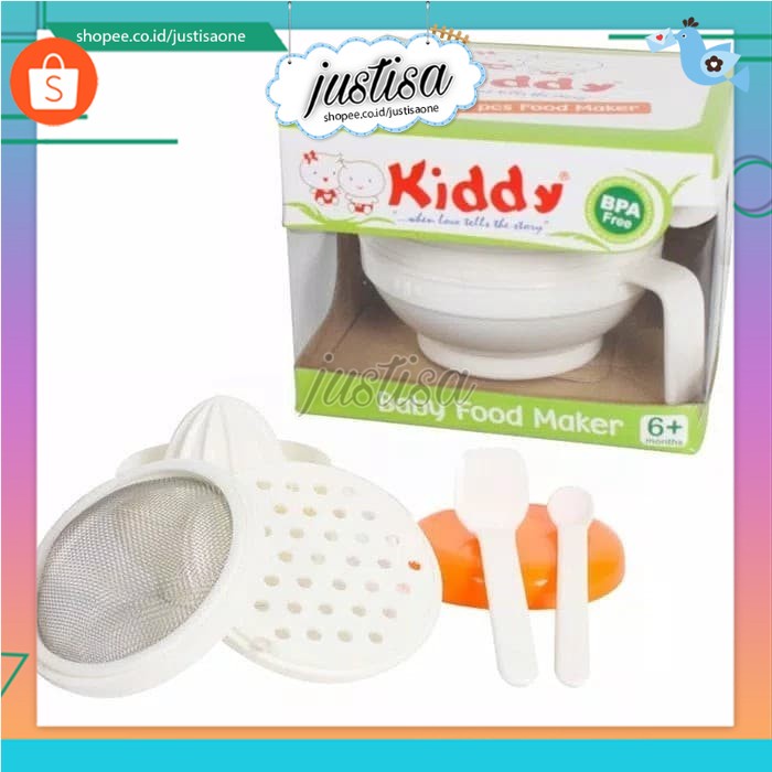 Promo !! KIDDY  FOOD MAKER SET BABY / Alat MPASI Bayi