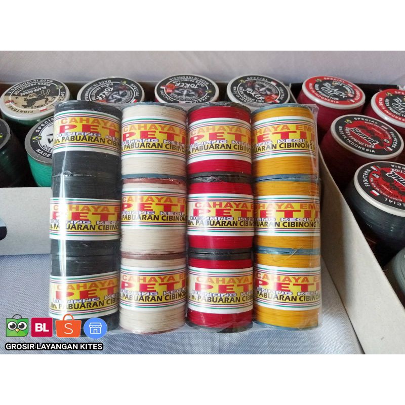 

Benang gelasan Raden cahaya Emon 022 perpak 12pcs