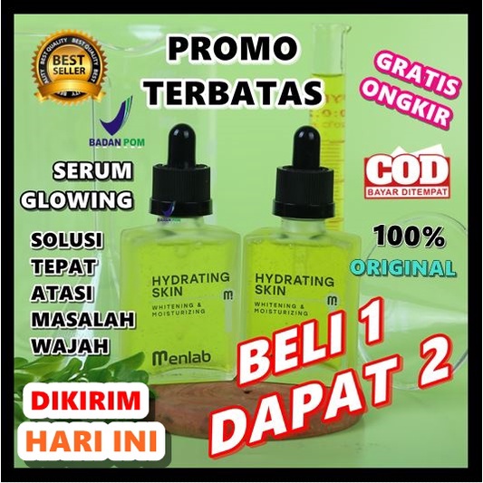 EL_ SERUM MENLAB HYDRATING SKIN SERUM | MEN LAB SERUM PRIA Mencerahkan Wajah | Serum Menlab Hydratin